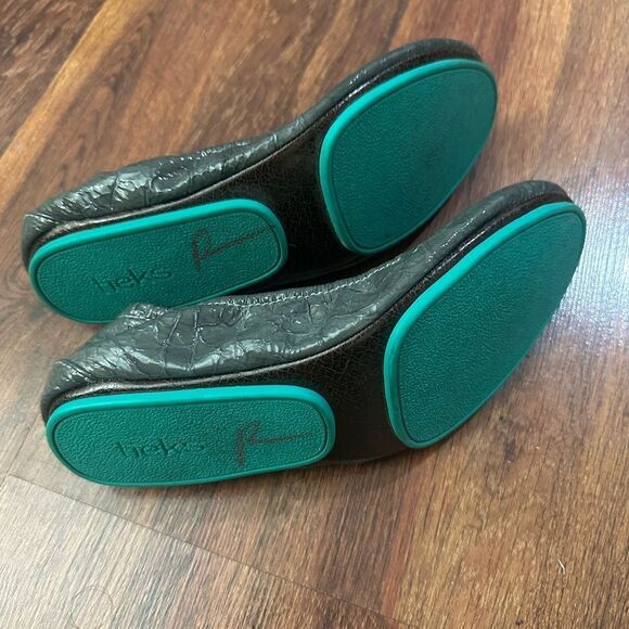 Tieks Gray Ballet Flats - Picture 7 of 9